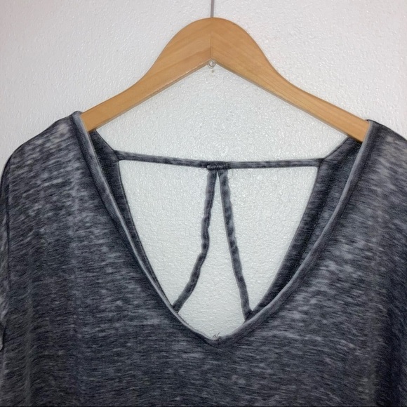 2/$15 Express One Eleven Washed Long Gray Top L - Picture 2 of 6